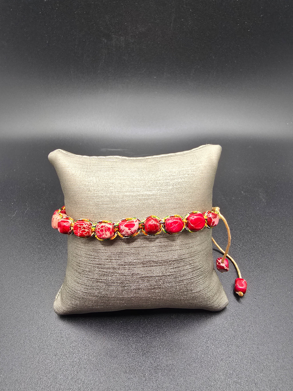 Emperor Stone Bracelet Adjustable Braided Woven Bracelet Gemstone Natural Stone