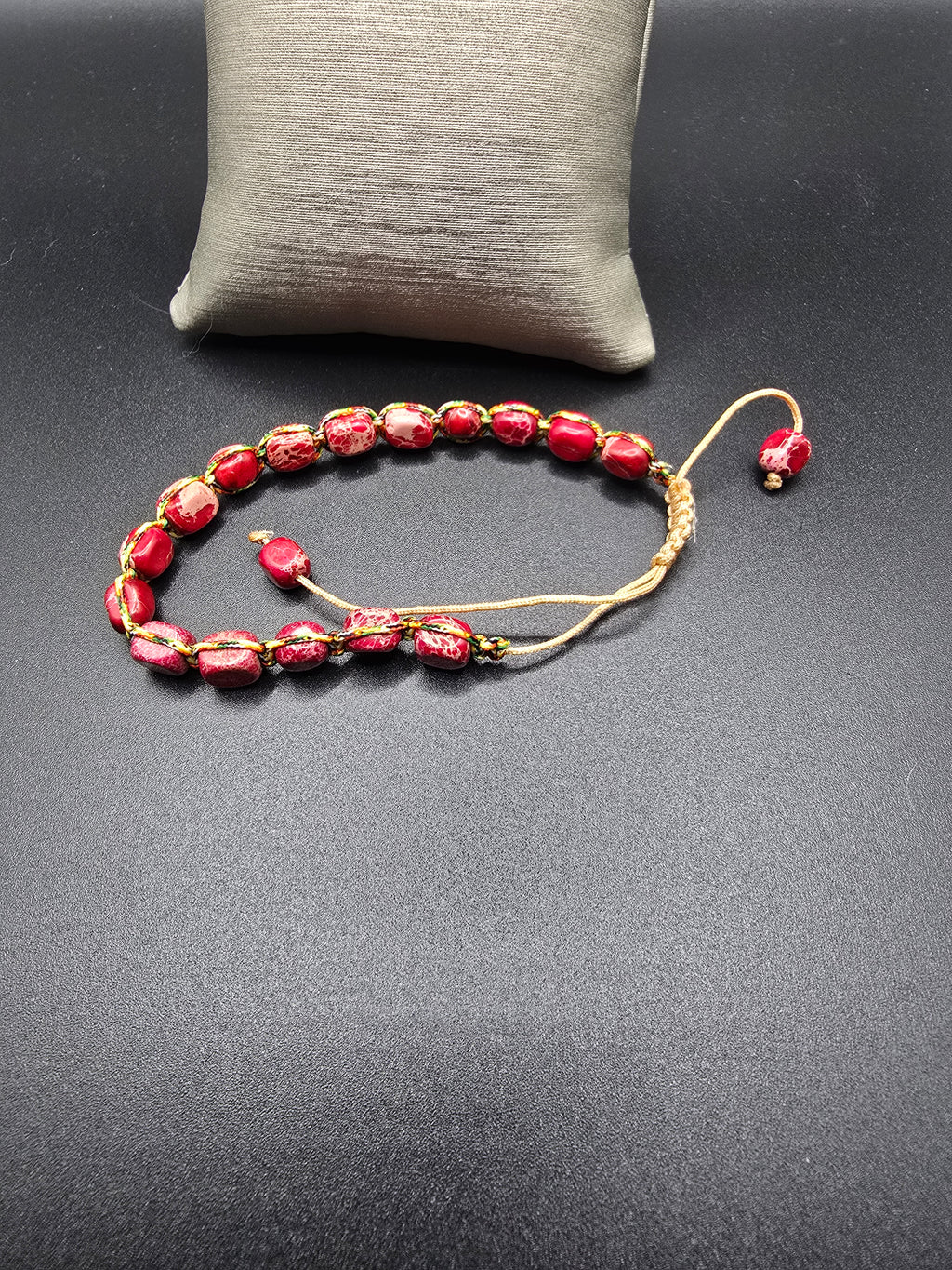 Emperor Stone Bracelet Adjustable Braided Woven Bracelet Gemstone Natural Stone